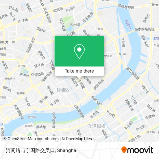 河间路与宁国路交叉口 map
