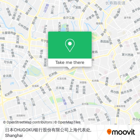 日本CHUGOKU银行股份有限公司上海代表处 map