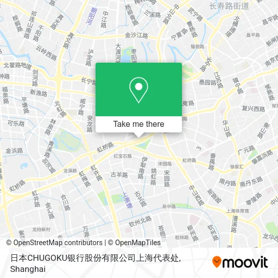 日本CHUGOKU银行股份有限公司上海代表处 map