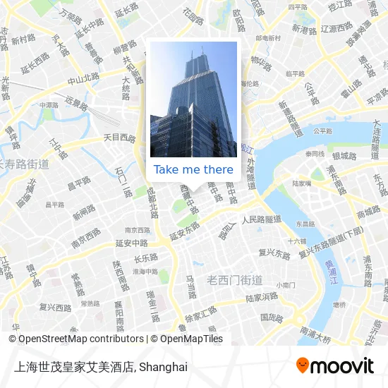上海世茂皇家艾美酒店 map