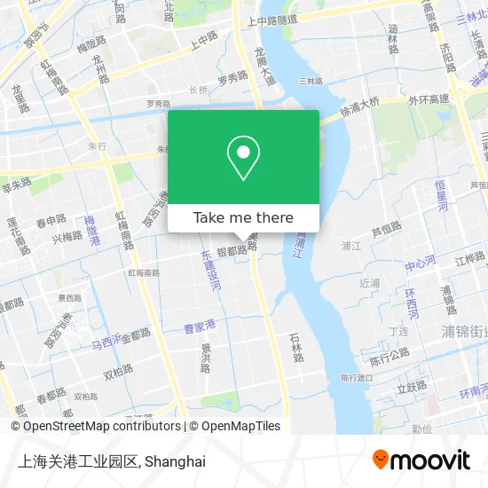 上海关港工业园区 map