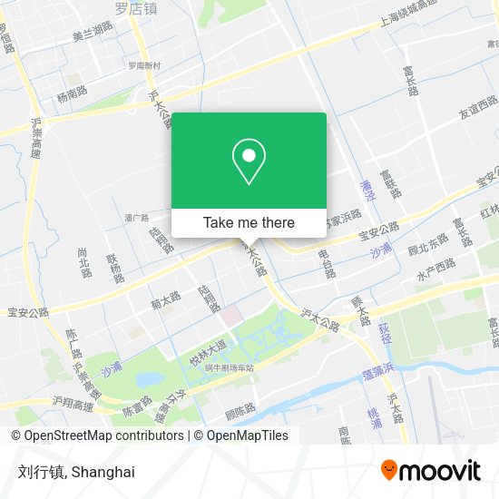 刘行镇 map