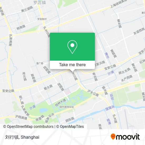 刘行镇 map