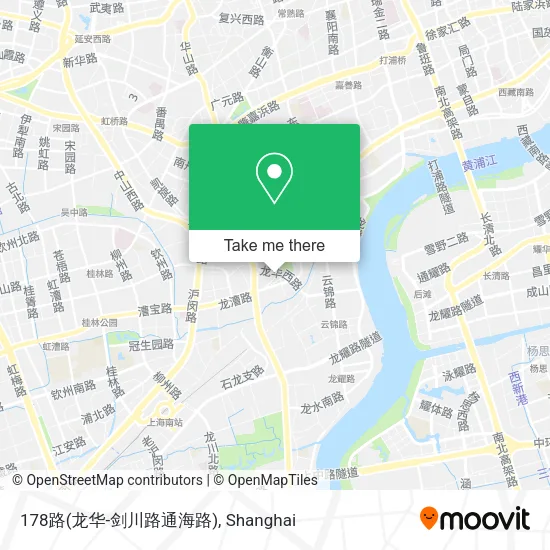 178路(龙华-剑川路通海路) map