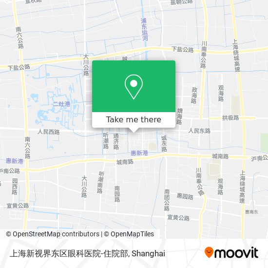 上海新视界东区眼科医院-住院部 map