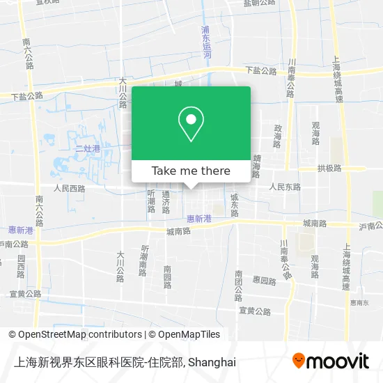 上海新视界东区眼科医院-住院部 map