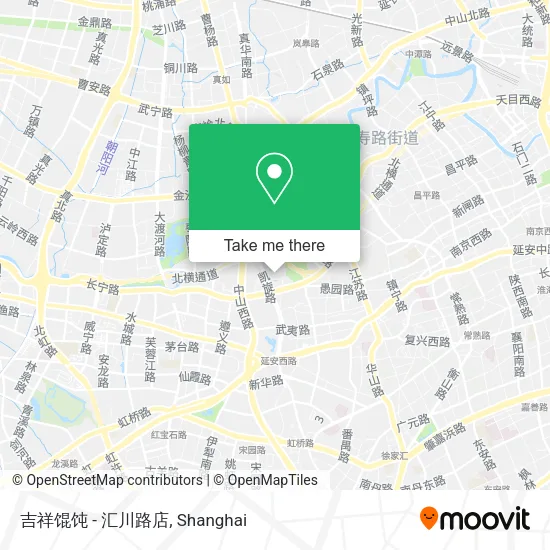 吉祥馄饨 - 汇川路店 map