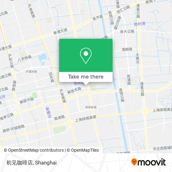 初见咖啡店 map