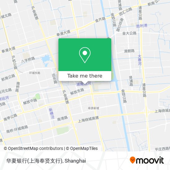 华夏银行(上海奉贤支行) map