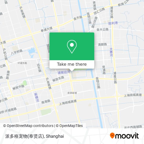 派多格宠物(奉贤店) map