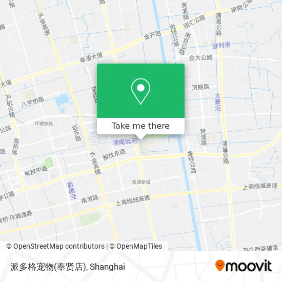 派多格宠物(奉贤店) map