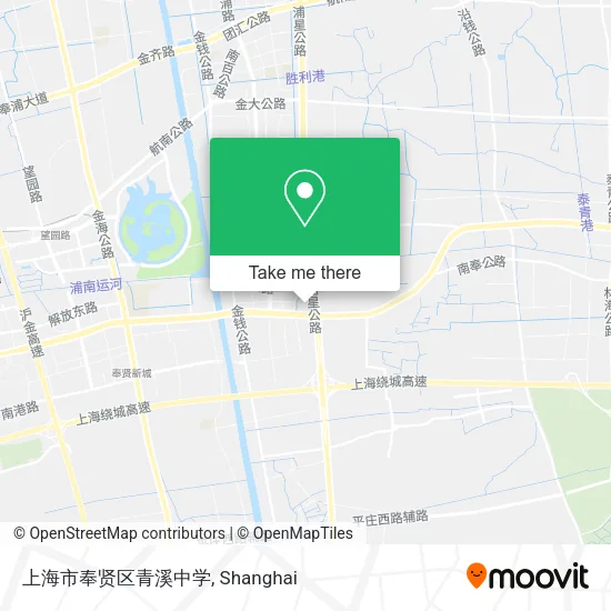 上海市奉贤区青溪中学 map