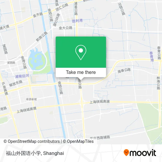 福山外国语小学 map