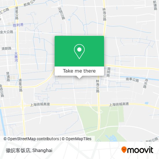 徽皖客饭店 map