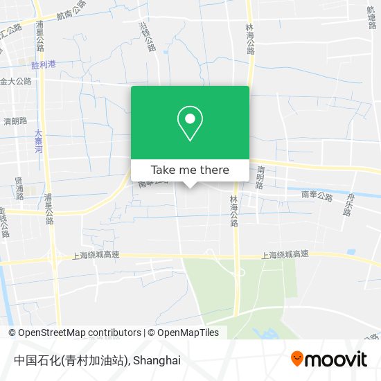 中国石化(青村加油站) map