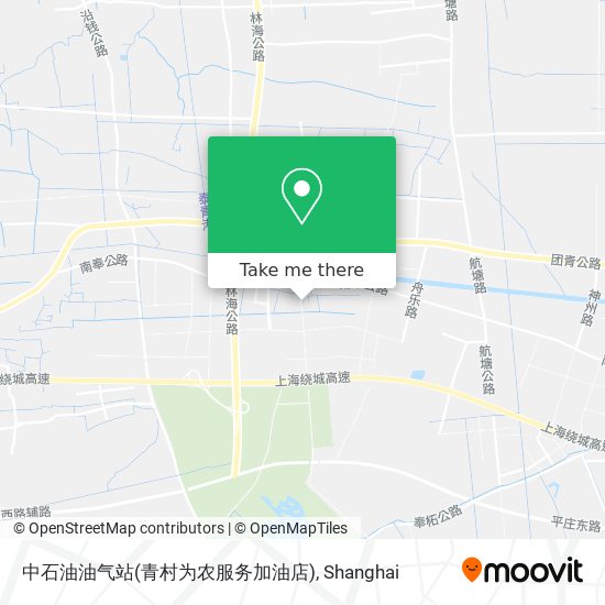 中石油油气站(青村为农服务加油店) map