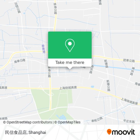民信食品店 map