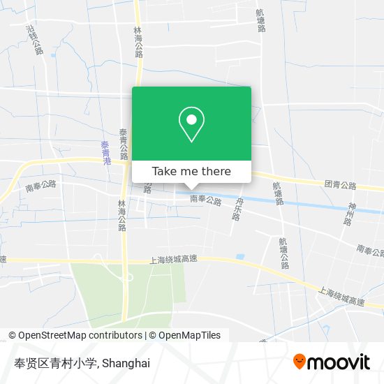 奉贤区青村小学 map