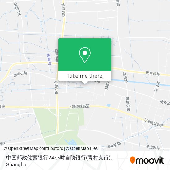 中国邮政储蓄银行24小时自助银行(青村支行) map
