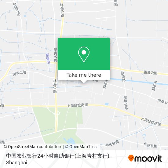 中国农业银行24小时自助银行(上海青村支行) map