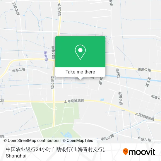 中国农业银行24小时自助银行(上海青村支行) map