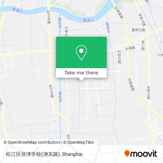 松江区张泽学校(滟东路) map