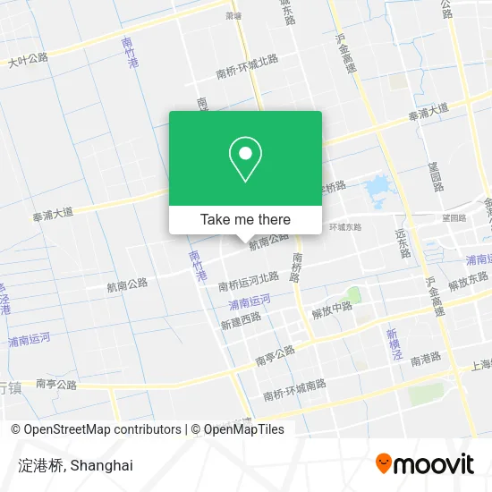 淀港桥 map