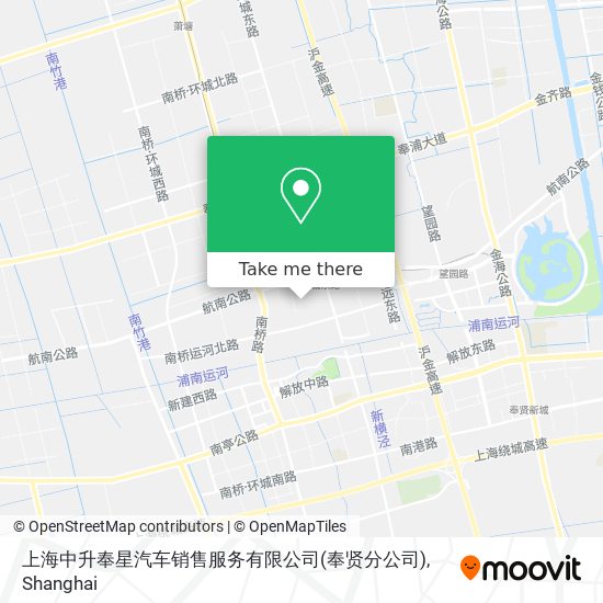 上海中升奉星汽车销售服务有限公司(奉贤分公司) map