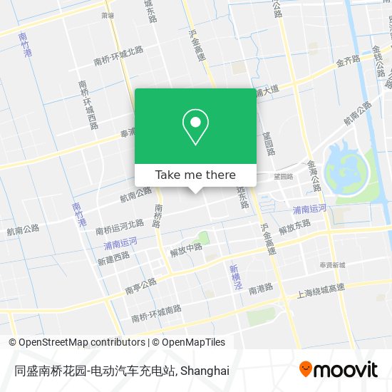 同盛南桥花园-电动汽车充电站 map