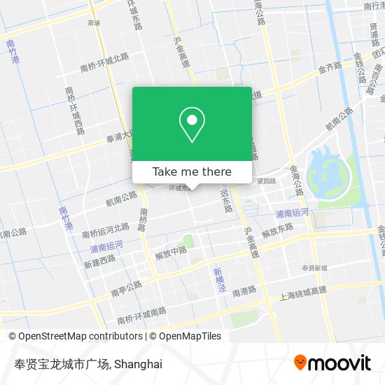 奉贤宝龙城市广场 map