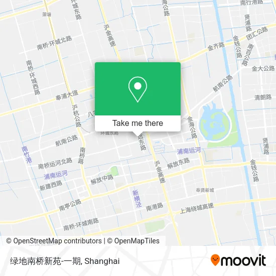 绿地南桥新苑-一期 map