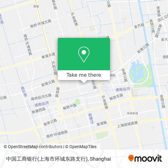 中国工商银行(上海市环城东路支行) map