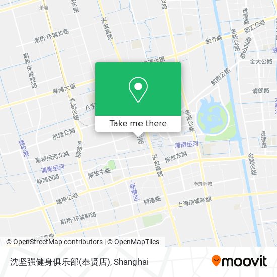 沈坚强健身俱乐部(奉贤店) map