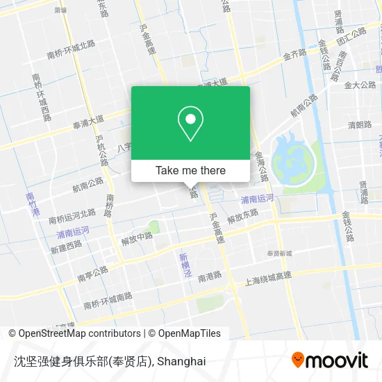 沈坚强健身俱乐部(奉贤店) map