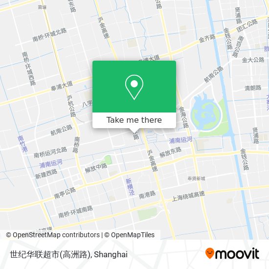 世纪华联超市(高洲路) map