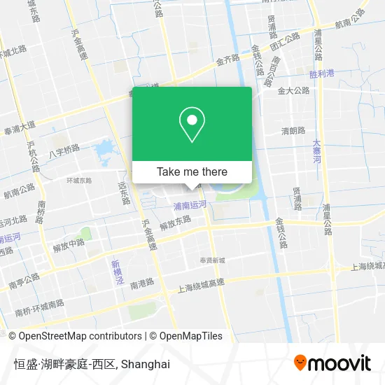 恒盛·湖畔豪庭-西区 map