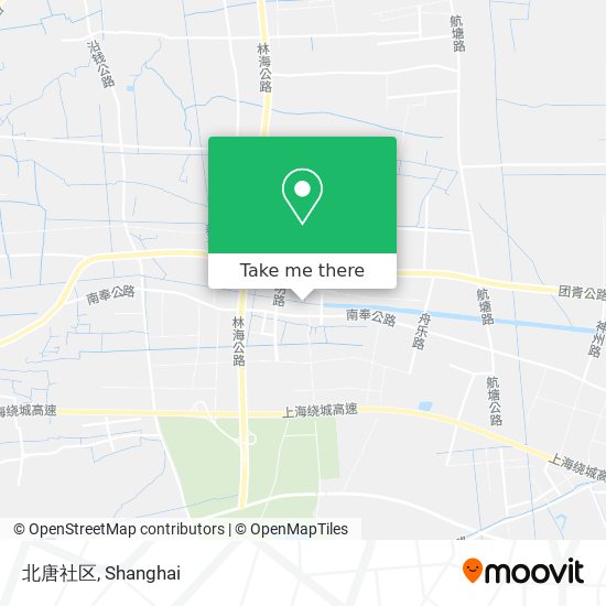 北唐社区 map