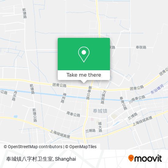 奉城镇八字村卫生室 map