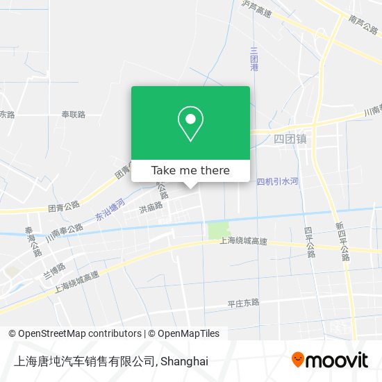 上海唐坉汽车销售有限公司 map