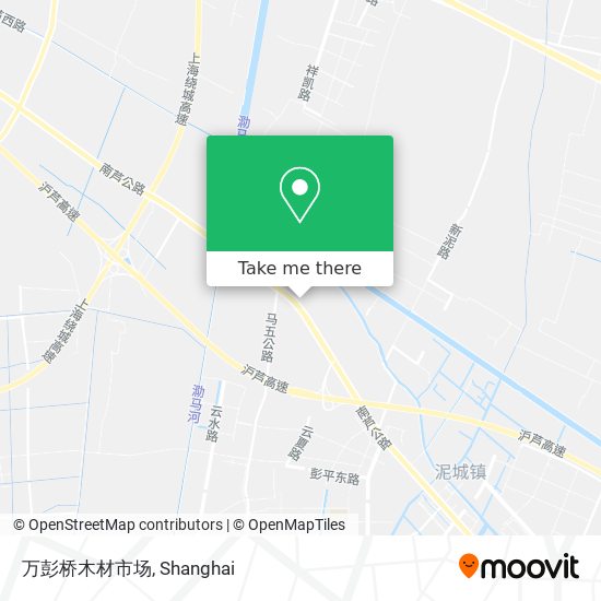 万彭桥木材市场 map