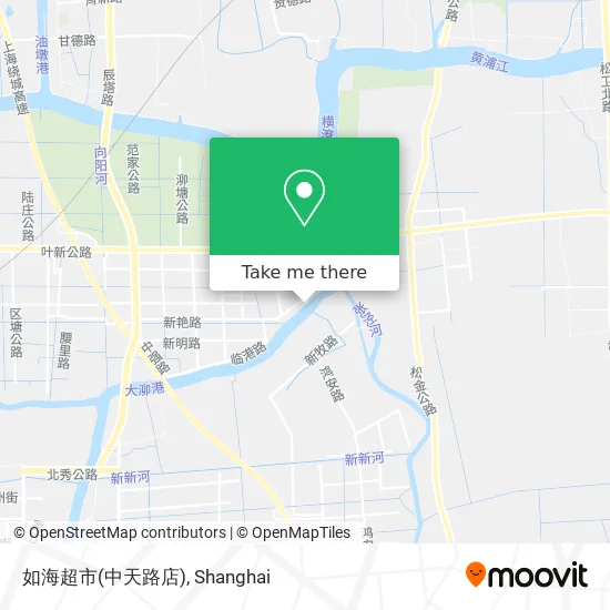 如海超市(中天路店) map