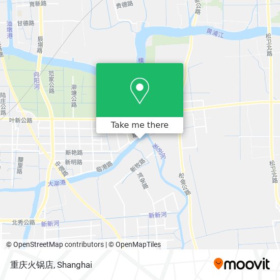 重庆火锅店 map