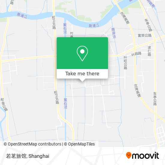 若茗旅馆 map