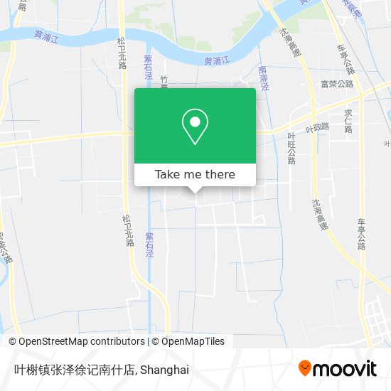 叶榭镇张泽徐记南什店 map