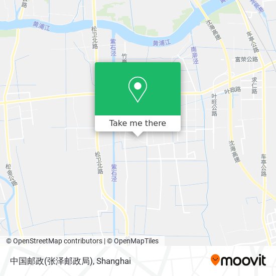 中国邮政(张泽邮政局) map