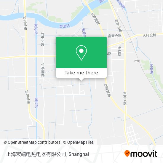 上海宏端电热电器有限公司 map