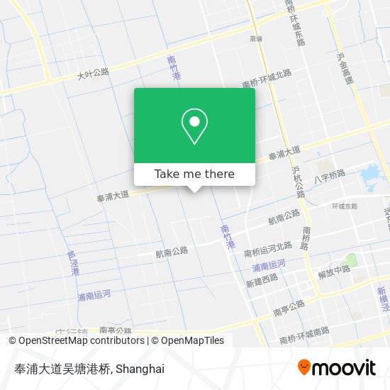 奉浦大道吴塘港桥 map