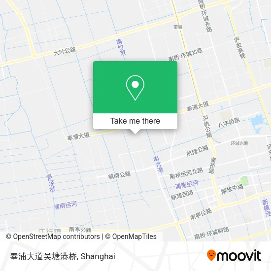 奉浦大道吴塘港桥 map