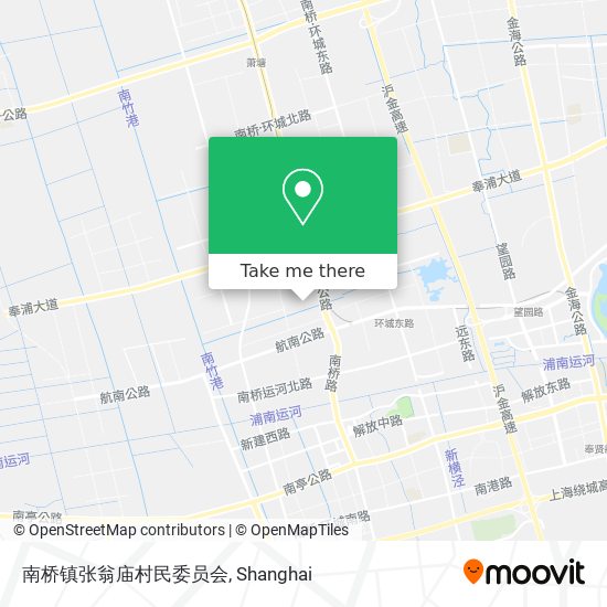 南桥镇张翁庙村民委员会 map