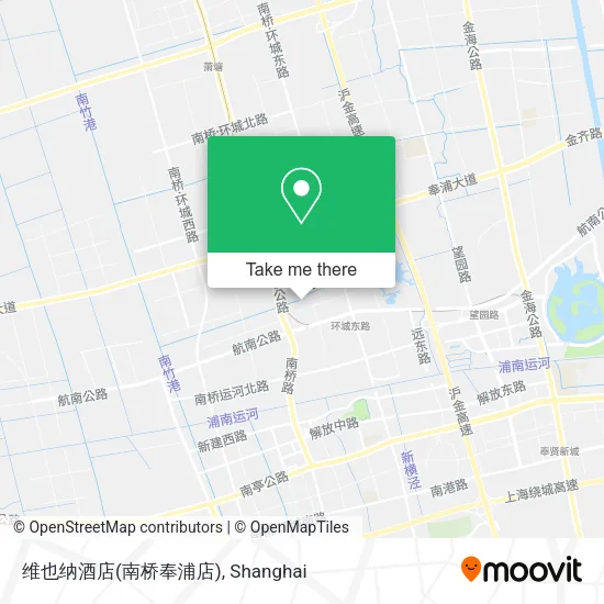 维也纳酒店(南桥奉浦店) map
